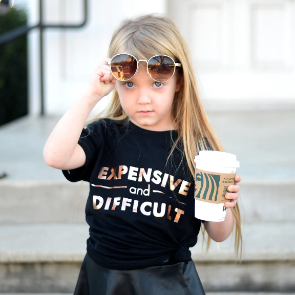 Expensive & Difficult Kids Graphic Tee - abcthreads