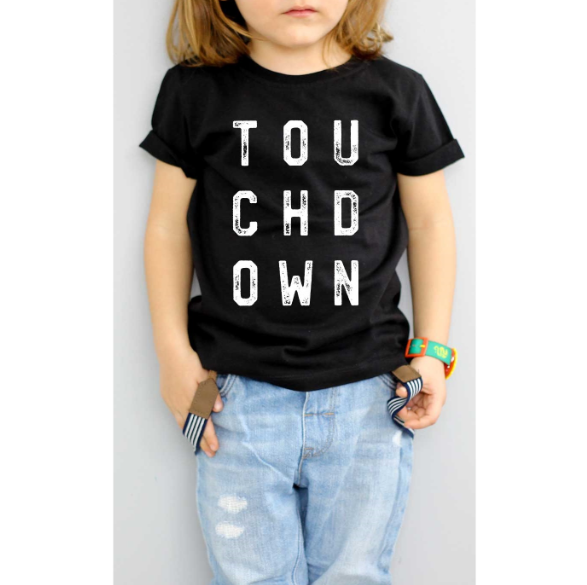 Touchdown Kids Football Graphic T-Shirt - abcthreads