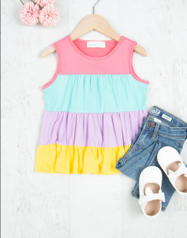 Multi Color Swing Top - Girls & Toddlers - abcthreads