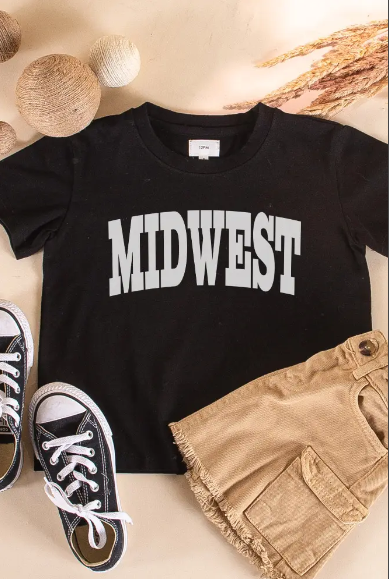 B&W Kids Midwest Graphic Tee - abcthreads