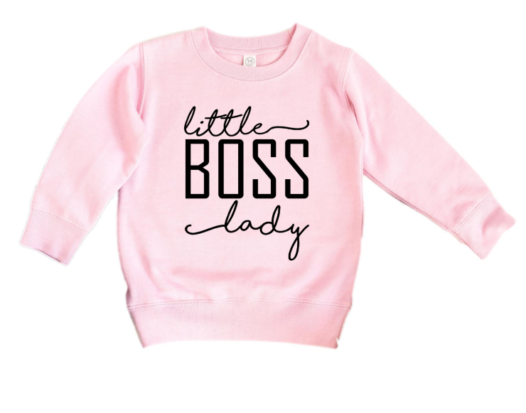 Little Boss Lady Crewneck - abcthreads